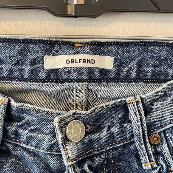 GRLFRND Jeans Helena Distressed Sz 25 Made in USA - Picture 6 of 11